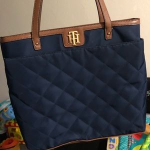 Tommy Hilfiger Nylon Navy Purse Handbag